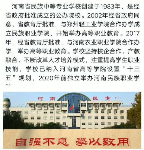 2022二模考三百多分能上哪些公办3+3学校-河南省民族专业学校